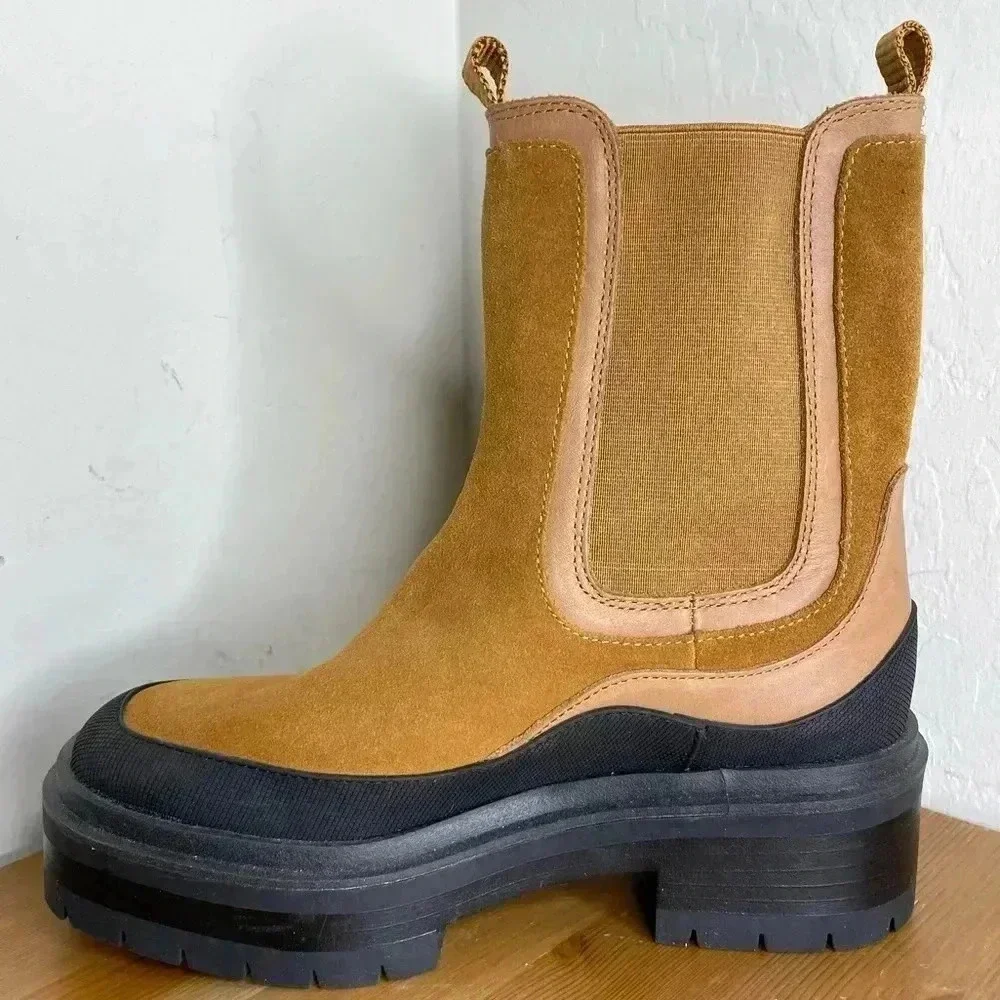 NEW Sam Edelman Lulia Lug Sole Chelsea Boot Women’s Size 5